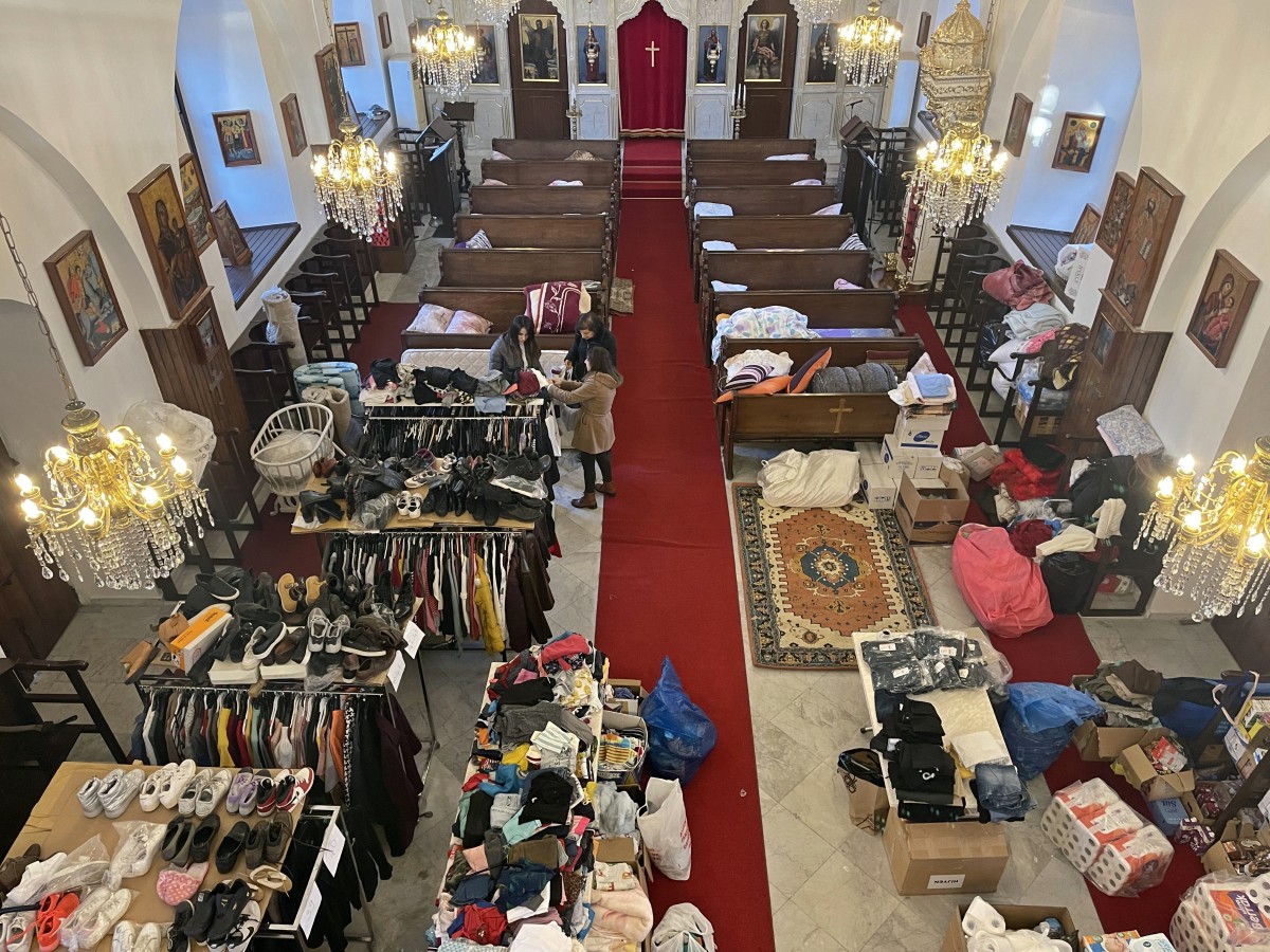 Mersin Rum Ortodoks Kilisesi’den depremzedelere yardım